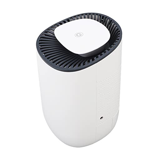 Haofy Kleiner Luftentfeuchter, geräuscharmer Luftentfeuchter aus ABS mit geringer Leistung, Kapazität 600 ml für zu Hause für das Schlafzimmer (EU-Stecker) von Haofy