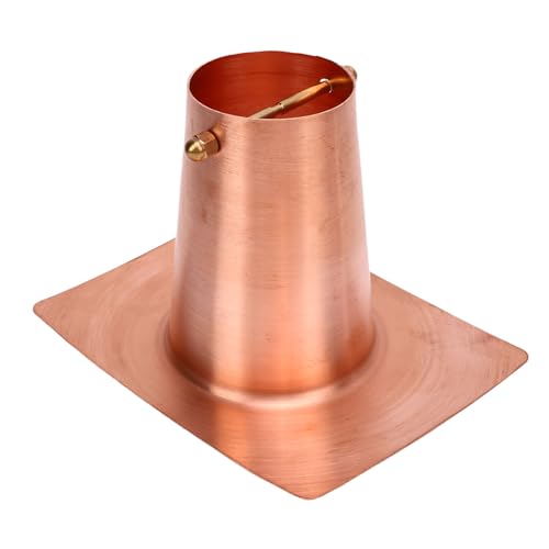 Haofy Kupferrinnenadapter, Regenkettenadapter mit der Installation der Regenkette, Abwärtsgut -Adapter für die Entwässerungsrinne von Haofy