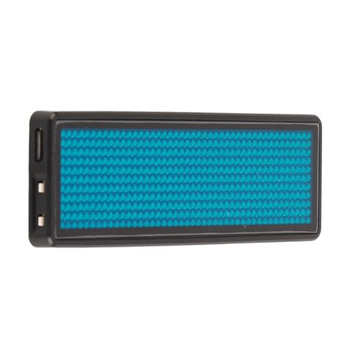 Haofy LED -Name Badge Scrolling Message Tag Chinese 4 Zeichenzeichen Display für Stationen Flughäfen und Supermärkte Abs Kunststoff Blau (BLUE) von Haofy