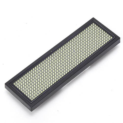 Haofy LED -Name Badge Scrolling Message Tag Chinese 4 Zeichenzeichen Display für Stationen Flughäfen und Supermärkte Abs Kunststoff Blau (WHITE) von Haofy