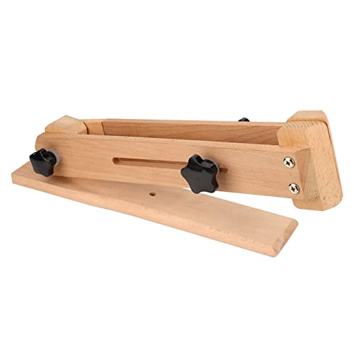 Haofy Leder Nähende Pony, Verstellbare Winkel Buchenholz Basis mit Stahls Tange Hand Näht Klemme Werkzeug für Leder Handwerk DIY-Projekte Haofy Leder Nähende Pony, Verstellbare Winkel Buchenholz Basis mit Stahls Tange Hand Näht Klemme Werkzeug für Leder Handwerk DIY-Projekte von Haofy