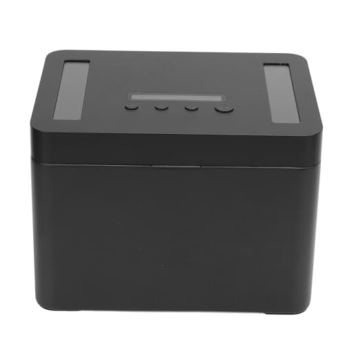 Haofy Metall -Telefonverriegelungsbox mit Timer, Flexible Blockkonfiguration für Selbsttest, Timerbehälter, um eine Studienumgebung zu Erstellen (M Schwarz) von Haofy