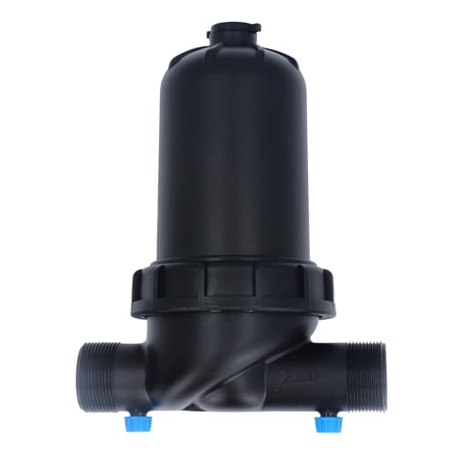 Haofy Mikrospray -Technologie T Typ DRIP -Bewässerungsfilter mit Effizienter Filtration für Gartenarbeit, Einfache Installation und Wartung, Haltbares Material (1,5 -Zoll -Scheibenfilter) von Haofy