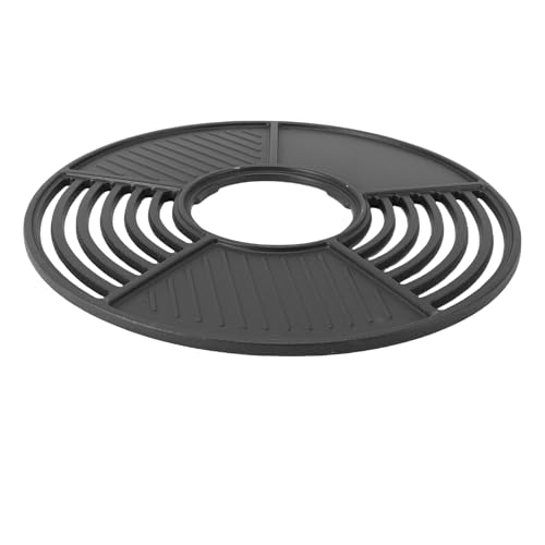 Haofy Multifunktional Grill Gusseisengrill mit Nicht-Stick-Emaille-Beschichtung für Innenräume Im Freien Im Freien Home Camping Picknick von Haofy