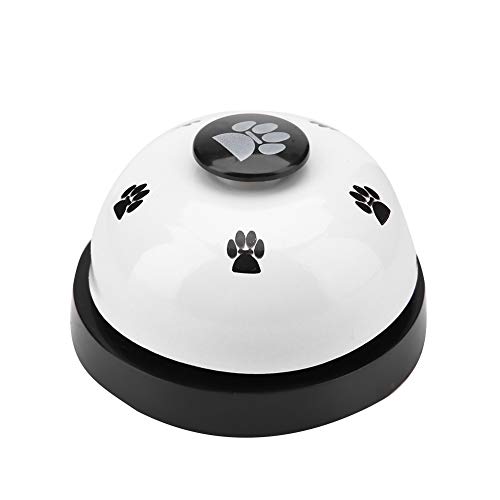 Haofy Nicht-Skid-Gummiboden, Niedliche Cartoon-Haustierglocke für Hundekatzentür-Training, Einfach zu Bedienendes Haustiergeschenk, Langlebig und Geruchlos (White) von Haofy