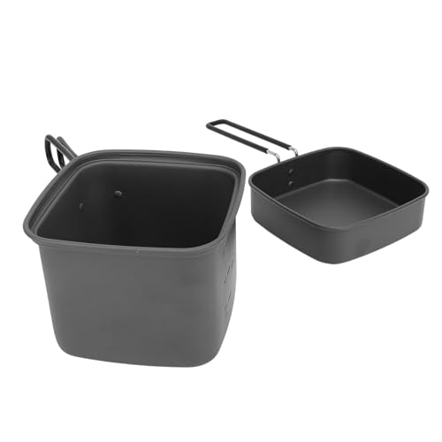 Haofy Outdoor Camp Pot -Set Aluminium Leichtes Multifunktionales Design für das Fischen von Bergsteigen von Haofy
