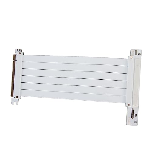 Haofy PCIE 3.0 X16 Riser-Kabel, Plug-and-Play-Hochgeschwindigkeits-biegbares, Flexibles 90-Grad-GPU-Verlängerungskabel für PC (30cm) von Haofy