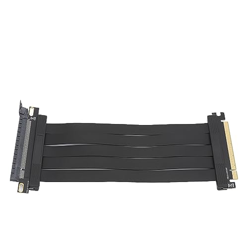 Haofy PCIE 4.0 X16 Extender, PCIE 4.0 X16 Riser-Kabel, Vergoldeter, Plug-and-Play, 26 GB/s für Gehäuse Haofy PCIE 4.0 X16 Extender, PCIE 4.0 X16 Riser-Kabel, Vergoldeter, Plug-and-Play, 26 GB/s für Gehäuse von Haofy