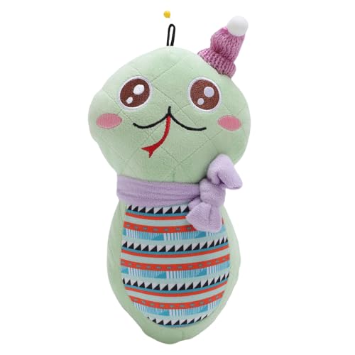 Haofy Plüsch Funny Welpen Toy Toy Crinkly Squeaky Hundespielzeug Zum Kauen des Kauens Abzurufen, um Tugging -Stütze zu Kauen. (Green) von Haofy