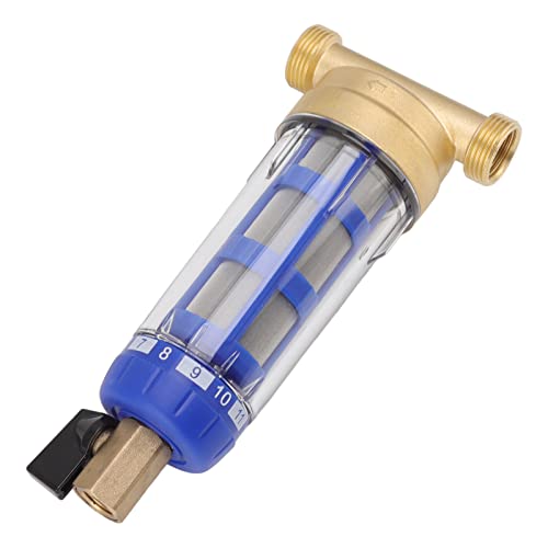 Haofy Präziser Spin -Down -Sediment Wasserfilter Anti Dezincification Kupferfilter für den Schutz des Gesamten Hauses und eine Hohe Genauigkeitsfiltration für Unterlegscheiben, Warmwasserbereiter Haofy Präziser Spin -Down -Sediment Wasserfilter Anti Dezincification Kupferfilter für den Schutz des Gesamten Hauses und eine Hohe Genauigkeitsfiltration für Unterlegscheiben, Warmwasserbereiter von Haofy