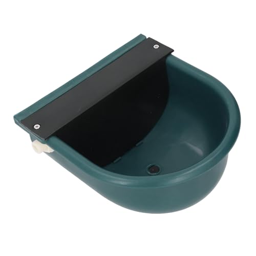 Haofy Rinderschüssel der Wasserwanne Abdominalschüssel mit Rinderwasser mit Entwässerungspferd für, Ideal für Bauernhöfe und Innenhöfe (dunkelgrün) von Haofy