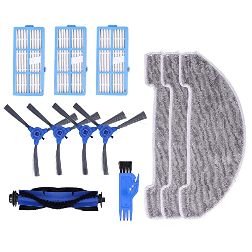 Haofy Roboter-Staubsauger, Filterzubehör, Ersatzteile, Kompatibel mit Proscenic 850T, Reinigt Anzüge, mit Seitenbürste, Lappenfilter, Hauptbürste von Haofy