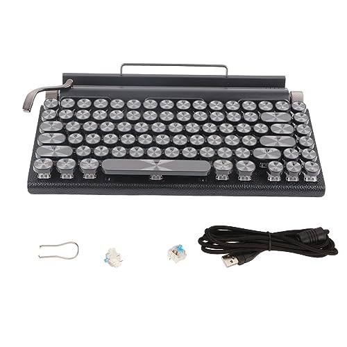 Haofy Schreibmaschine Mechanische Tastatur Langlebige 83 Tasten wasserdichte Mechanische -Tastatur für OS X für Tablet (#1) von Haofy