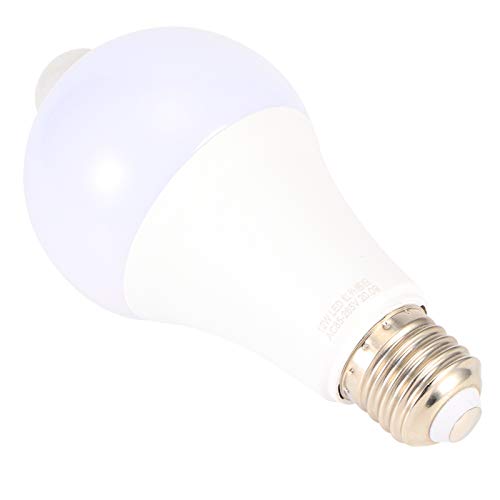 Haofy Smart Bulb LED-Glühbirne, nicht dimmbar, Standard-Ersatz-LED-Lampe Glühbirne, 9 W (60 W-Äquivalent), 12 W, E27.6500 K, 2 m (6,6 ft) Lichtsensor Sensor für den menschlichen Körper(12W) von Haofy