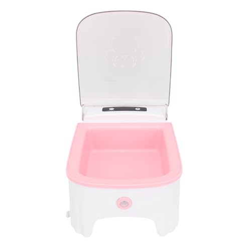 Haofy Smart Cat Feeder Automatic 8L Große Kapazität Zeitgesteuerte Lebensmittelspender mit Verriegelungslid -Sprachaufzeichnung, Batterie USB -Antrieb für Kätzchen Erwachsene Katzen (PINK) von Haofy
