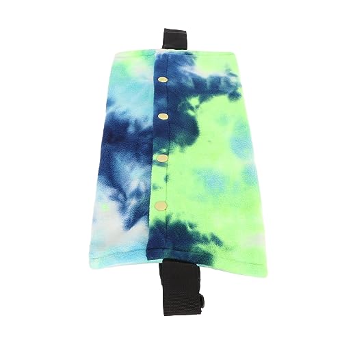 Haofy Soft Koralle Fleece Reptile Schlinge Safer und Sicherer Bärtiger Drachenträger mit Verstellbarem Riemen, Kleiner Haustier -Reise -Schlinge (Blau Grün) von Haofy