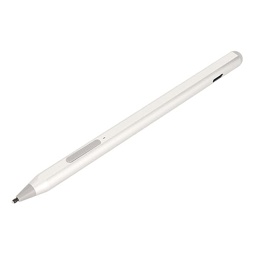 Haofy Stylus Pen, Smart Stylus 4096 Druckstufe Tastenkombinationen Löschfunktion MPP2.0 Aluminiumlegierung für Tablet Pro 3 4 5 6 7 X 8 (Silber) von Haofy