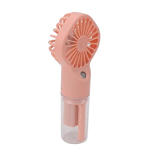 Haofy Tragbarer Handheld -Nebel -Lüfter USB Wiederaufladbarer Wasserspray Nebel Lüfter für Schnelle Abkühlen Im Büro oder Im Freien Freien Leichtes ABS Material (Rosenate) von Haofy