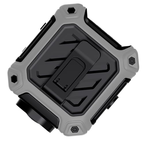 Haofy Tragbarer Taillenclip -Lüfter, Persönlicher Lüfter mit Langer Akkulaufzeit, Mehrere Funktionale Modi, Leistungsstarke Kühlung, Geeignet für Freien, Reisen, Arbeiten, Camping und (GREY) von Haofy