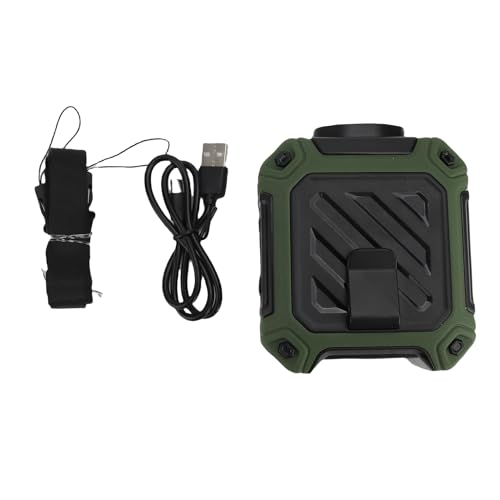 Haofy Tragbarer Taillenclip -Lüfter, Persönlicher Lüfter mit Langer Akkulaufzeit, Mehrere Funktionale Modi, Leistungsstarke Kühlung, Geeignet für Freien, Reisen, Arbeiten, Camping und (OD grün) von Haofy