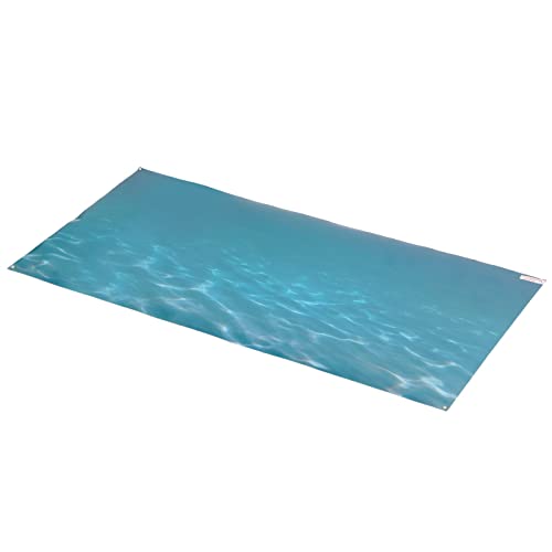 Haofy Transparentes Meeresmotiv -Poster PVC PVC Transparentes Meersplakat für das Dekorative Bild des Aquariums, Große Anwendbarkeit für das Aquarium, (122 * 50CM) von Haofy