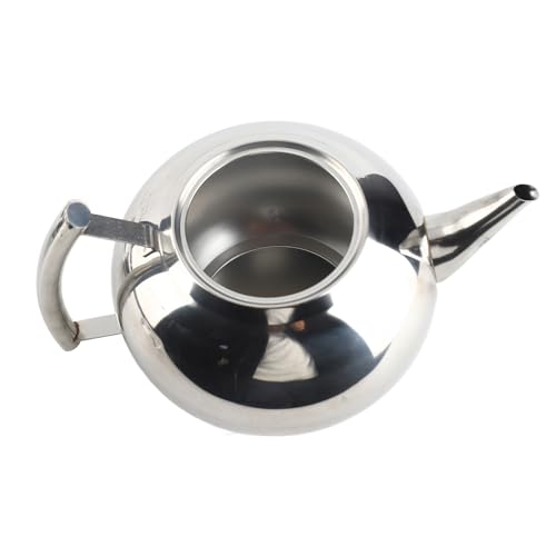 Haofy V-Shape-Spout Teekessel mit Infuserfilter Robuster Edelstahl-Teekopf Schnellgieße Wohnkultur von Haofy