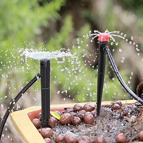 Haofy Verstellbarer Tropfbewässerung Garten Sprinkler Garten Dripper-Wasserwerkzeug, Bestehen aus Hochwertigem Material, Bequemer Einsatz, Vielseitiger Anwendung, Effektiver Bewässerung mit von Haofy