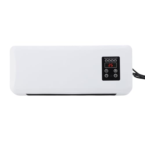 Haofy Wandmontierte Heizung Kühler Energieeffizienter 2 in 1 Klimaregelfläche Sparen Sie die Kombination aus der AC -Heizung mit Fernbedienung für Schlafzimmer, (EU-Stecker 220V) von Haofy