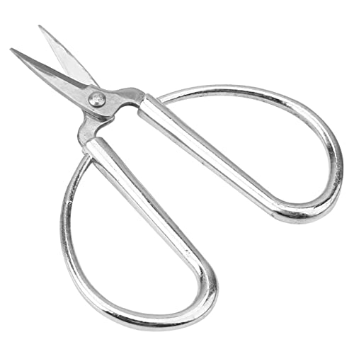 Kleine Nähstickstätte Schere Mini Vintage Nähen Scheren Edelstahl Kunst Arbeit Schneiden Stickereien Handwerk Schere (SILVER) von Haofy