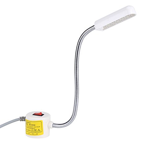 LED-Nähmaschinenlampe, magnetische LED-Lampe, flexible Arbeitslampe für Nähmaschinen-Bohrmaschinen, Notenständer, Bastelarbeiten, Werkbänke, Drehmaschinenlampen(EU) von Haofy