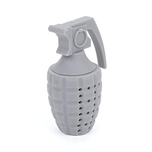 Loose Leaf Tea Infuser, Silikon-Teesieb, spezieller granatenförmiger Teefilter zum Aufbrühen von Loose Leaf-Tee, spülmaschinenfest(grau) von Haofy