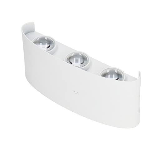 Outdoor Up Down Wandleuchten, Wandleuchte Moderne LED-Aluminiumlegierung Wasserdichte Dekorative Wandleuchte Weiße Schale 90-265V (Weißes Licht) von Haofy