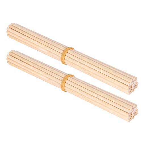 Runde Holzstecker Stange Set für Uhrenreparatur - Professionelle Uhrmacher-Werkzeugset - 40 Stück Plugstangen zum Reinigen von Stoßfesten Löchern in Uhren - Geeignet von Haofy