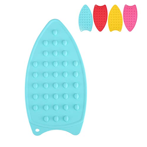 Silikon Bügelunterlage Bügeleisen Ablage, Haofy Hitzebeständig Silikonmatte für Heiße Bügeleisenablage, rutschfest Bügeleisenunterlage Isoliermatte zum Schutz Ihres Tisches Während des Bügelns, Grün von Haofy