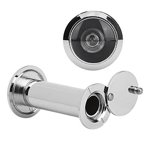 Haofy Türspion Weitwinkel 220 Grad, 1 Stück Guckloch des Türbetrachters mit Sichtschutz, Door Viewer Peephole Sicherheit Spion für Türstärke 55mm-90mm, Bohrloch Ø 16mm, für Zuhause Büro Hotel Haus, 5 von Haofy