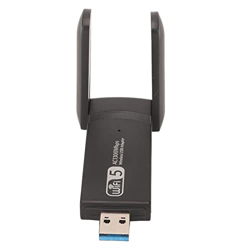 USB3.0-WLAN-Adapter, Hochleistungs-Laptop-Netzwerkkarte mit Stabiler Übertragung 2,4 G 5,8 G Dualband für Unternehmen für Büro von Haofy