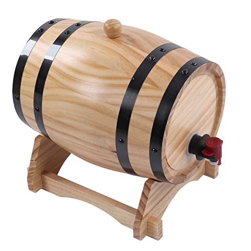 Weinfässer aus Eichenholz, Selbstgebraute Weinfässer aus Eichenholz, Bierfässer aus Holz für Bar, Gastronomie, Grillgeschäft, Ingenuity Craftsmanship (5L) von Haofy