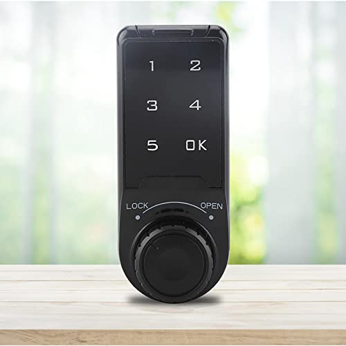 Zugangsschloss mit Touchscreen, Passwort, elektronischer Sicherheitsschrank, codiertes Schließfach, ohne Schlüssel, Touchscreen mit Hintergrundbeleuchtung, Türschloss (Größe Zugangsschloss mit Touchscreen, Passwort, elektronischer Sicherheitsschrank, codiertes Schließfach, ohne Schlüssel, Touchscreen mit Hintergrundbeleuchtung, Türschloss (Größe von Haofy
