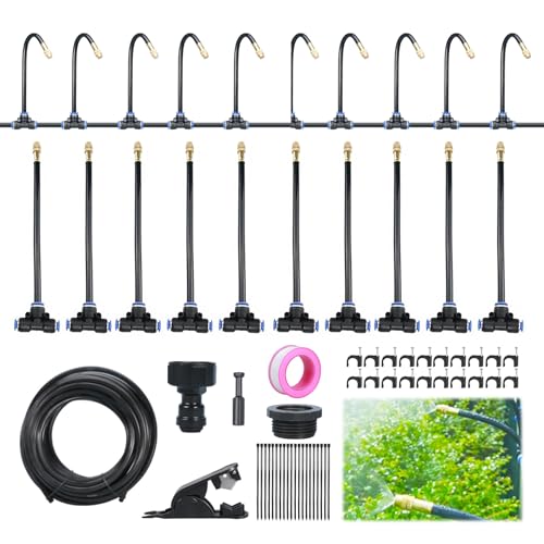 360° Curved Garden Automatic Irrigation System, 2025 Neu Bewässerungssystem Garten, Greenhouse Pflanzen, Hochbeet Bewässerung Tropfbewässerung für Landschaft, Flower Bed und Terrasse Pflanzen (10m) 360° Curved Garden Automatic Irrigation System, 2025 Neu Bewässerungssystem Garten, Greenhouse Pflanzen, Hochbeet Bewässerung Tropfbewässerung für Landschaft, Flower Bed und Terrasse Pflanzen (10m) von Haokelai