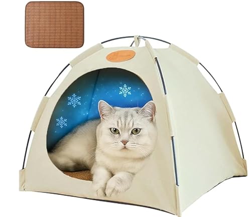 Tragbares Kühlzelt für Katzen aus Atmungsaktivem Material von Haokelai
