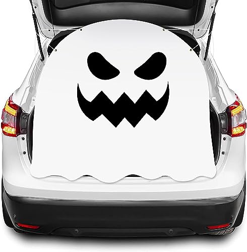 Haooryx Halloween Geist Hintergrund-Dekoration Niedlich Trunk or Treat Auto SUV Torbogen Garage Hängendes Banner Satz Gespensterhaus Haus Tür Wanddekoration Foto-Requisiten Geburtstag Party Zubehör Haooryx Halloween Geist Hintergrund-Dekoration Niedlich Trunk or Treat Auto SUV Torbogen Garage Hängendes Banner Satz Gespensterhaus Haus Tür Wanddekoration Foto-Requisiten Geburtstag Party Zubehör von Haooryx