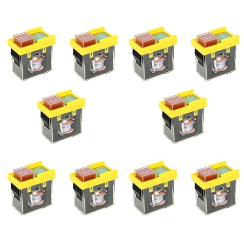 Haopeuk 10X Kjd6 5E4 250V 6A Universalschalter Elektromagnetisch Wasserdicht gegen Stromausfall Werkzeugschalter Starttaste Haopeuk 10X Kjd6 5E4 250V 6A Universalschalter Elektromagnetisch Wasserdicht gegen Stromausfall Werkzeugschalter Starttaste von Haopeuk