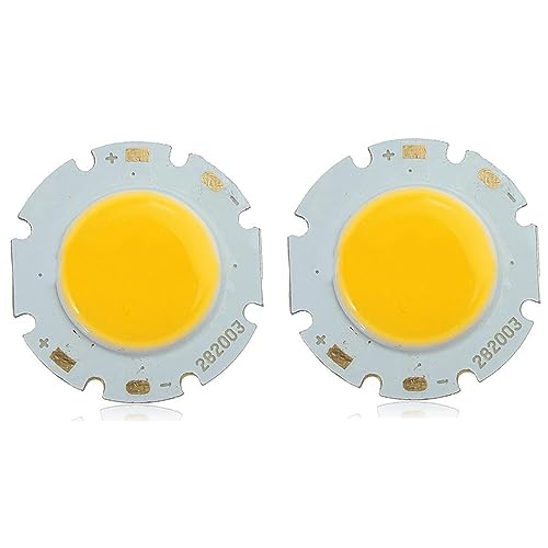 Haopeuk 2X 3W COB Hohe Leistung Super Lampe Wulst LED Chip Warmweiss von Haopeuk