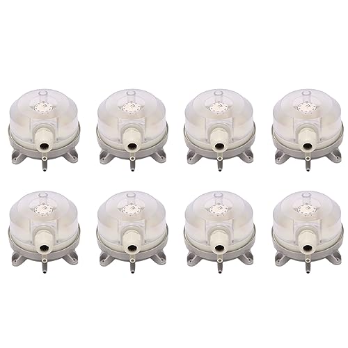 Haopeuk 8 x Luftdifferenzdruckschalter, 30–300 Pa, 1 K-5 kPa, einstellbarer Mikrodruck-Luftschalter von Haopeuk