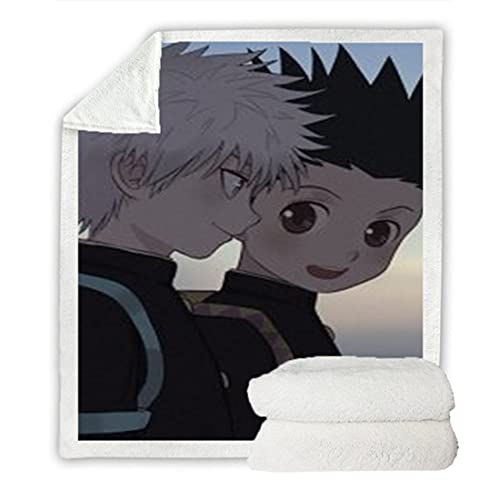 Anime Hunter X Hunter Kuscheldecke, Flanell Flauschige Decke, Kuschelige Wohndecke/Sofadecke/Reisedecke,M,150 * 200CM von Haosb