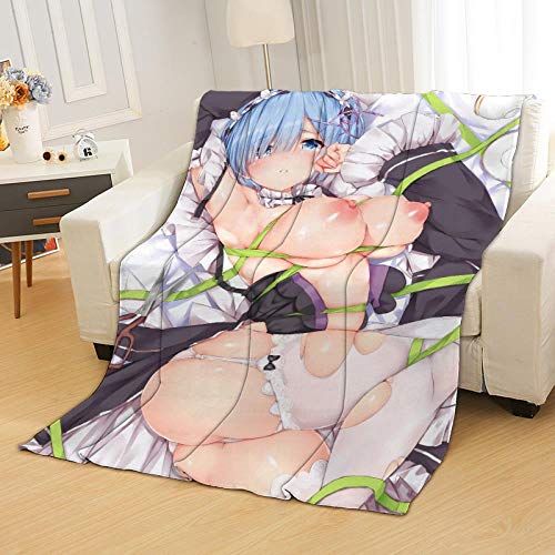 Haosb Wohn- & Kuscheldecken,Benutzerdefinierte Geschenkdecke Anime Cartoon Kinder Kleine Decke Büro Korallenvlies Siesta Decke, Ae, 150 * 200Cm von Haosb