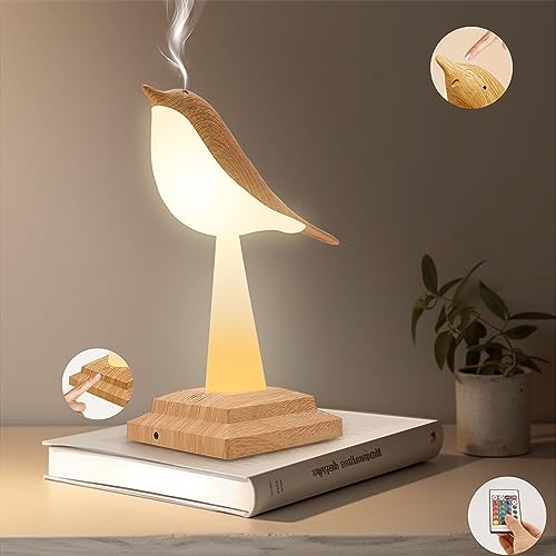 Nachttischlampe | Tischlampe Kabellos Touch Dimmbare mit Fernbedienung, USB Aufladbar LED Akku Tischleuchte für Innen & Außen, Nachtlicht Kinder, Warmweiß & Weiß & Kaltweiß, 2 in 1 lampe Dekoration von Haotao