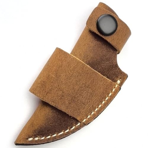 1pc Crazy Horse Leder Outdoor Feste Bade Kleine Gerade Messer Scheide Mantel Abdeckung Hosen Halter Lagerung Tasche Schnallen von Haowul