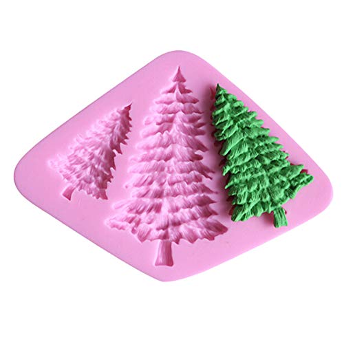 1pc Weihnachtsbaum Silikonform Fondantkuchen Dekorieren Schokoladenform von Haowul