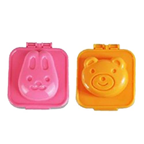 2pcs Gekochte Eierform Süßes Cartoon 3d Eierform Bento Maker Cutter Dekoration Ei Werkzeug Küche Accessoires Für Küche von Haowul